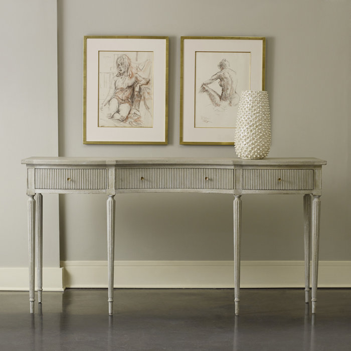 ModernHistory Ribbed Console Table | Perigold
